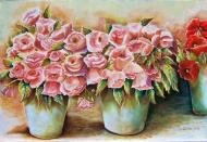 Vases avec roses-G